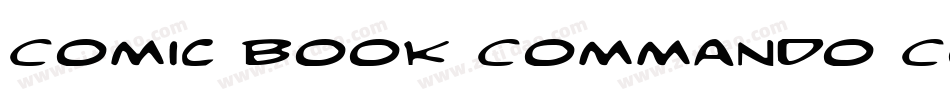 Comic Book Commando Cond字体转换